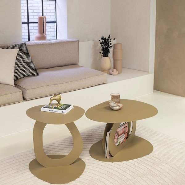 Tavolino in metallo 39x46 cm Alto – Spinder Design-image-1