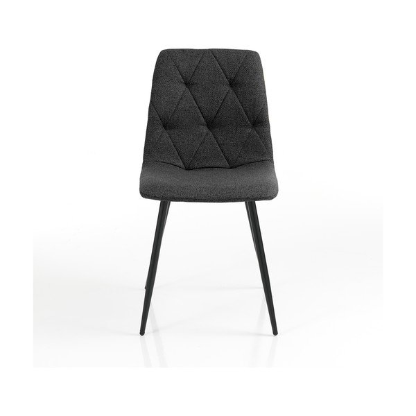 Sedie da pranzo in set nere 2 pz Mesh – Tomasucci-image-4