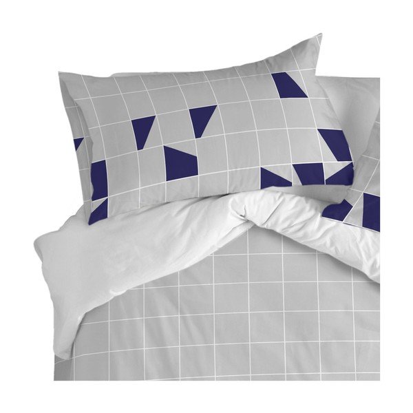 Set di 2 federe in cotone Structure, 50 x 75 cm - Blanc-image-2