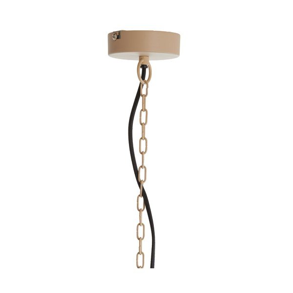 Lampadario beige in metallo Nakisha – Light & Living-image-2