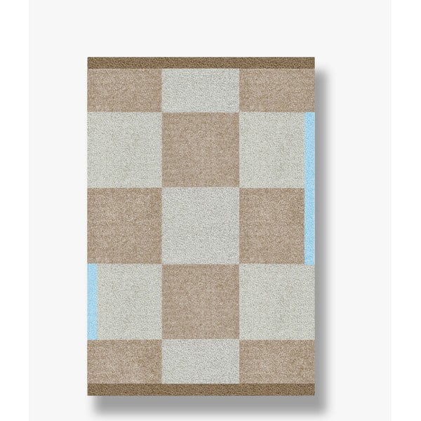 Tappeto lavabile beige 55x80 cm Square - Mette Ditmer Denmark