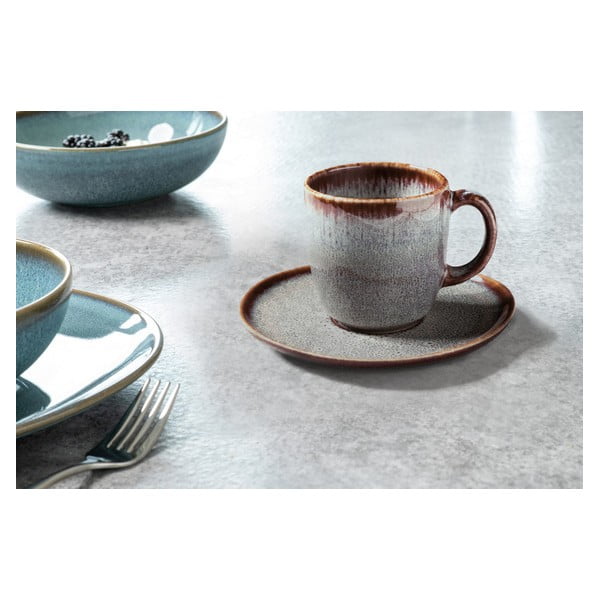 Piattino in gres grigio-marrone Villeroy & Boch , 15,5 x 15 cm Like Lave - like | Villeroy & Boch-image-1