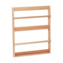 Mensola di colore naturale in rovere massiccio con ripiani multipli/con ripiano per foto 74 cm Display – Hübsch