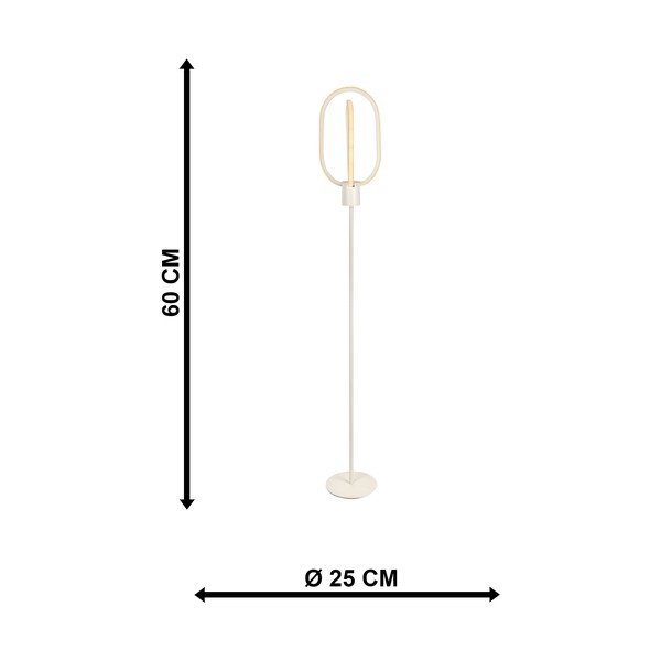 Lampada da terra LED bianca (altezza totale 132 cm) Goktug – Squid Lighting-image-4