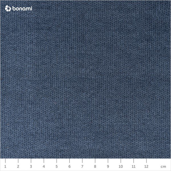 Pouf Ancona blu scuro, 140 x 47 cm - Mazzini Sofas-image-1