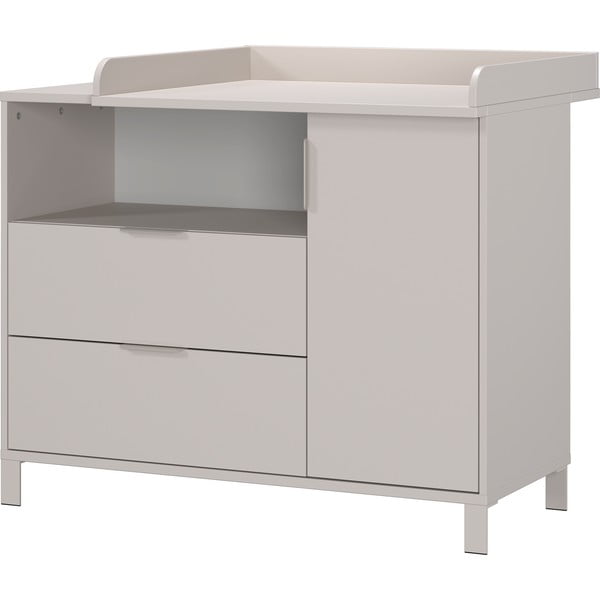 Cassettiera per bambini color crema con fasciatoio 115x102x77 cm Alkmaar – Germania