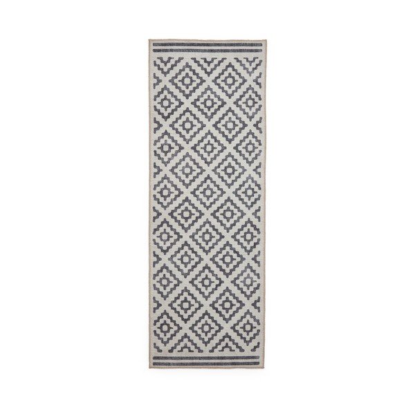 Passatoia grigia lavabile 76x230 cm Coral Grey – Think Rugs