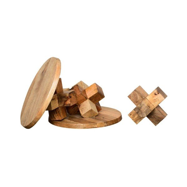 Tavolino in legno di mango Ashland, Ø 40 cm - Støraa-image-1