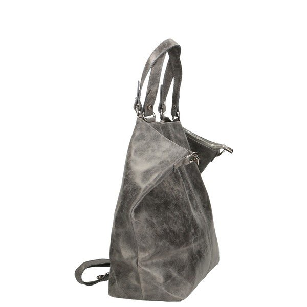 Borsa in pelle grigia Terracia - Chicca Borse-image-2