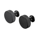 Set di ganci da parete neri in metallo 2 pz Rof – Blomus