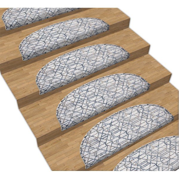 Gradini grigi in set da 16 pezzi 65x20 cm Cottage Warmth - Vitaus-image-1