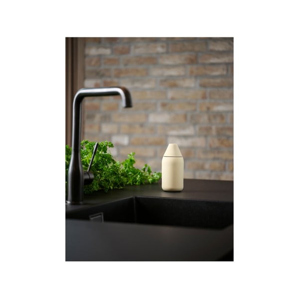 Dispenser per sapone giallo chiaro in silicone 300 ml Singles – Zone-image-1