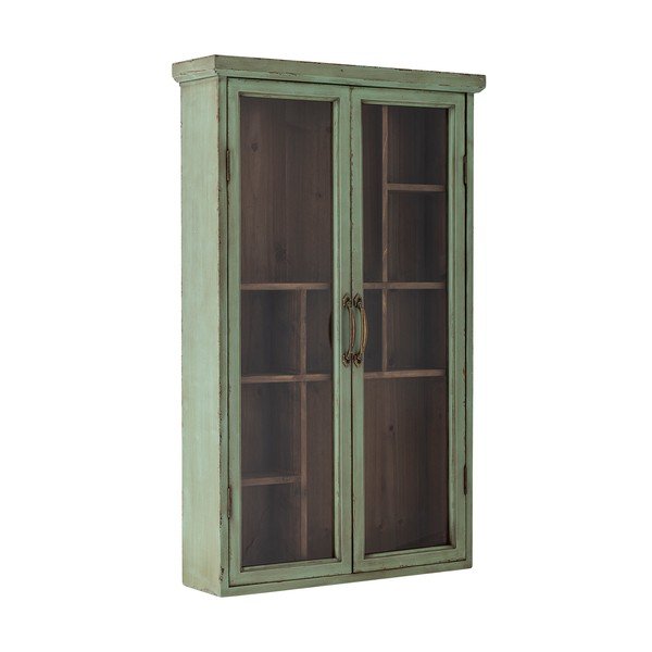 Vetrina verde in legno di abete 13,5x80 cm Hazem - Bloomingville-image-2