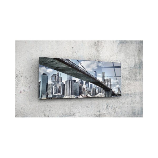 Pittura su vetro Edwin, 92 x 36 cm - Insigne-image-1