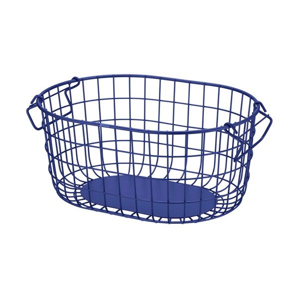 Cesto con filo metallico in metallo 37x27x17 cm Kago M – Blomus-image-2