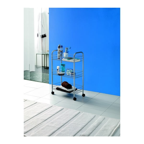 Supporto mobile con 3 ripiani Lugano - Metaltex-image-3