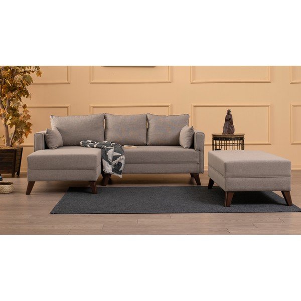 Divano angolare beige (angolo sinistro) Bella - Artie