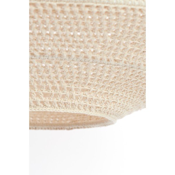 Lampadario color crema con paralume in tessuto ø 60 cm Viggo - Light & Living-image-4