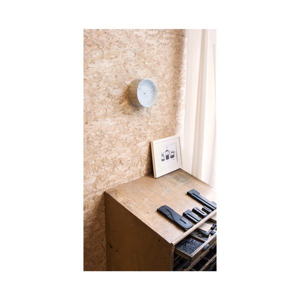 Nástěnné hodiny s detaily ve stříbrné barvě Karlsson Stout, ⌀ 22 cm-image-2