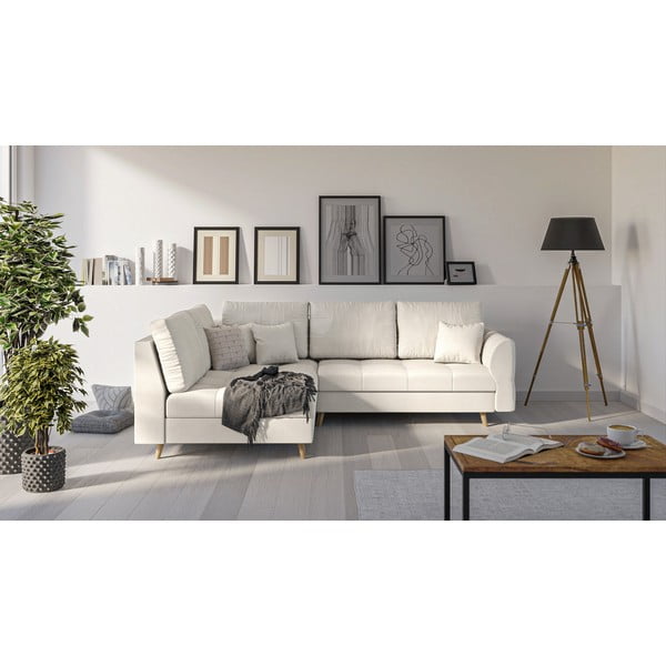 Divano angolare crema (angolo sinistro) Ariella - Ropez-image-1