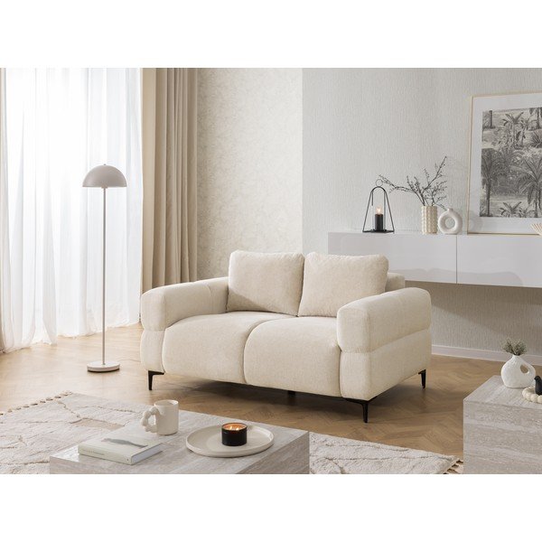 Divano color crema 154 cm Helio – Ropez-image-2