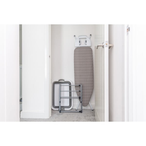 Cesto portabiancheria in plastica bianco-grigio 40 l - Addis-image-3