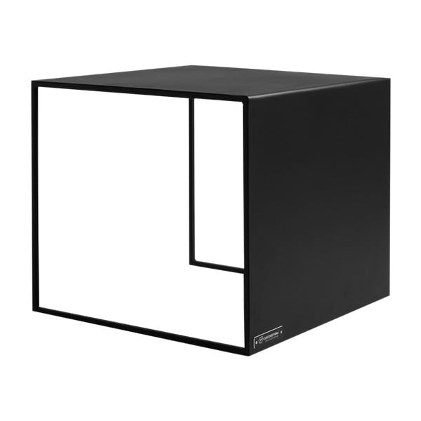 Tavolino nero Custom Form 2Wall, lunghezza 50 cm - CustomForm