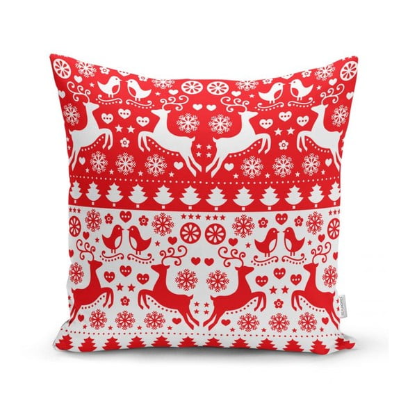 Set di 4 federe natalizie e runner da tavola Natale - Minimalist Cushion Covers-image-2