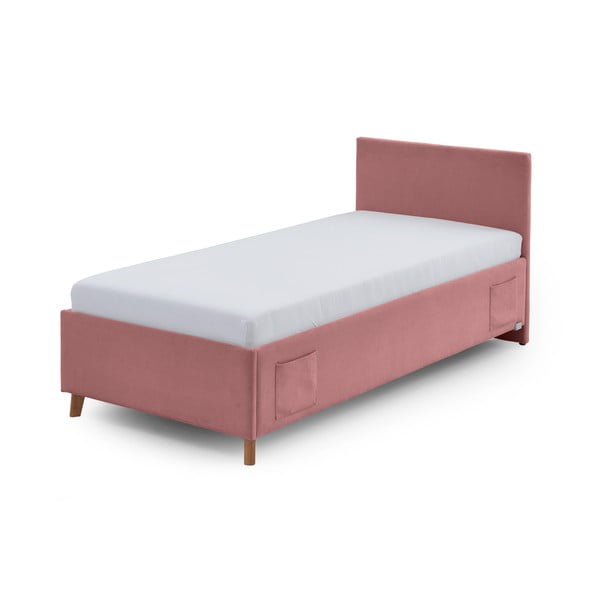 Letto da bambini rosa imbottito rete non inclusa 90x200 cm Cool – Meise Möbel