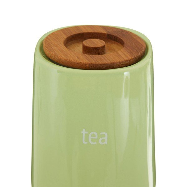 Barattolo per tè verde con coperchio in bambù Fletcher, 800 ml - Premier Housewares-image-4