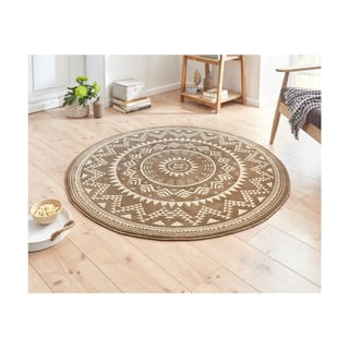 Tappeto marrone Celebration , ⌀ 140 cm Valencia - Hanse Home