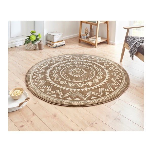 Tappeto marrone Celebration , ⌀ 200 cm Valencia - Hanse Home-image-1