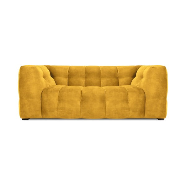 Divano in velluto giallo , 208 cm Vesta - Windsor & Co Sofas