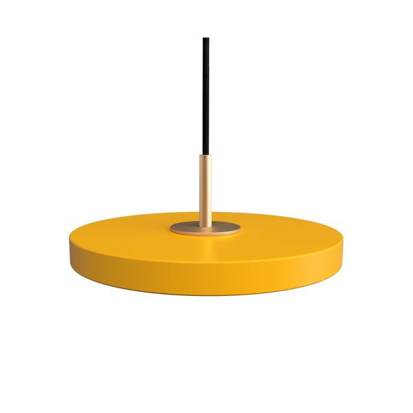 Lampada a sospensione LED gialla con paralume in metallo ø 15 cm Asteria Micro - UMAGE