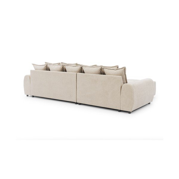 Divano angolare beige (con penisola a sinistra/con chaise lounge) Albane  – Ropez-image-4