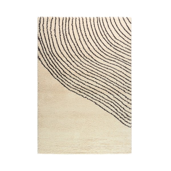 Tappeto nero e beige 80x150 cm Coastalina - Bonami Selection
