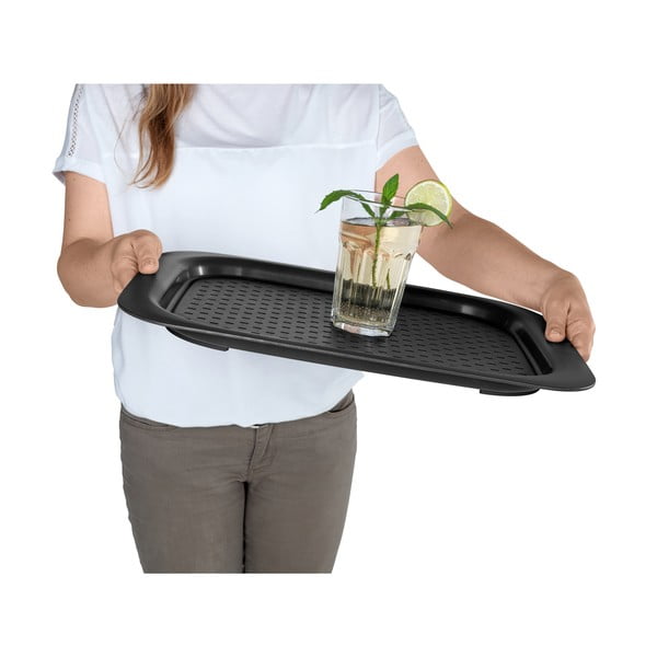Vassoio di servizio nero Black Outdoor Kitchen - Wenko-image-4