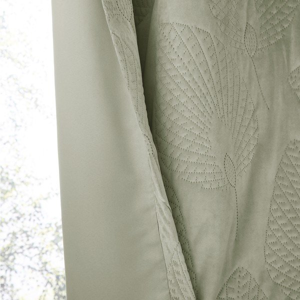 Tende verdi in set di 2 pezzi 229x168 cm Pinsonic - Catherine Lansfield-image-2