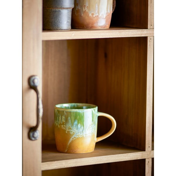 Tazzina gialla e verde chiaro in gres 400 ml Milani – Bloomingville-image-1