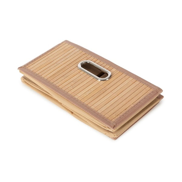 Scatola in bambù di colore naturale 31x31x15 cm - Compactor-image-3