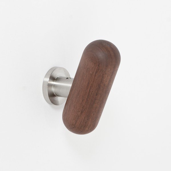 Gancio da parete in legno di noce Yoku - Wireworks-image-4