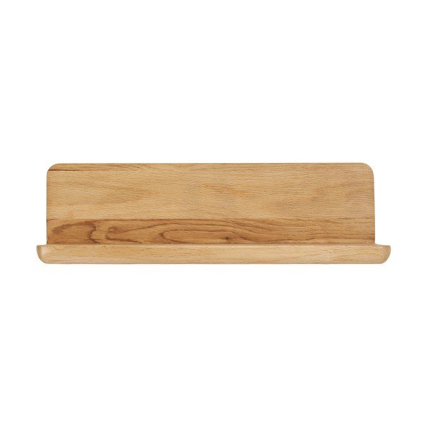 Mensola colore naturale chiaro in rovere massiccio 40 cm Salina – House Nordic-image-3