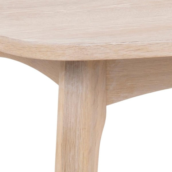 Tavolino con base in legno di quercia , ⌀ 58 cm Marte - Actona-image-3