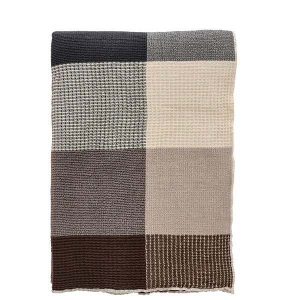 Copriletto singolo in cotone marrone 130x170 cm Artisan - Södahl