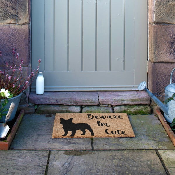 Zerbino in cocco 40x60 cm Beware I'm Cute French Bulldog - Artsy Doormats-image-4