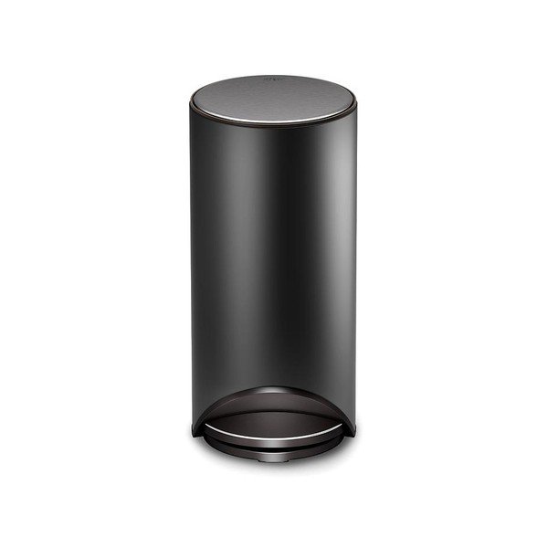 Cestino per la spazzatura nero opaco in metallo con pedale 30 l Arc – Joseph Joseph