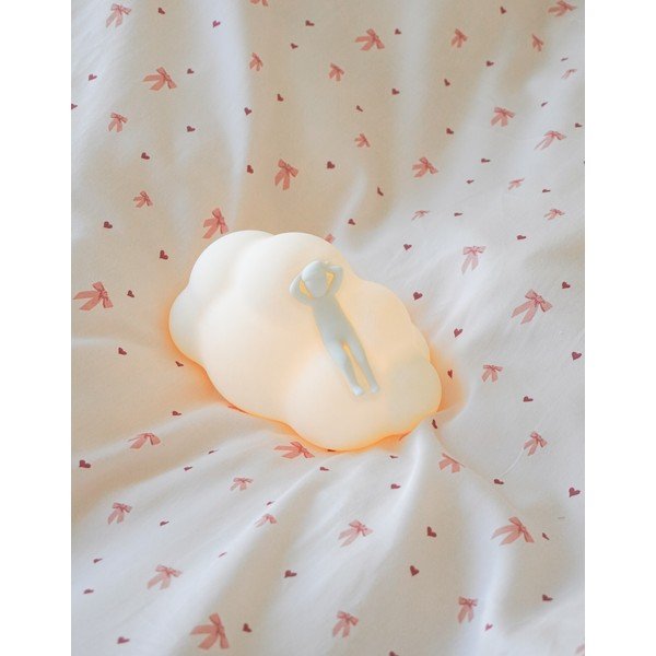 Set copripiumino e federa da bambini giallo chiaro/rosa in cotone organico per letto singolo 140x200 cm Bows – Cam Cam Copenhagen-image-4