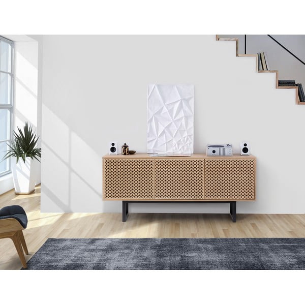 Commode in rovere Camden Diamond, 175 x 75 cm Mora - Woodman-image-1