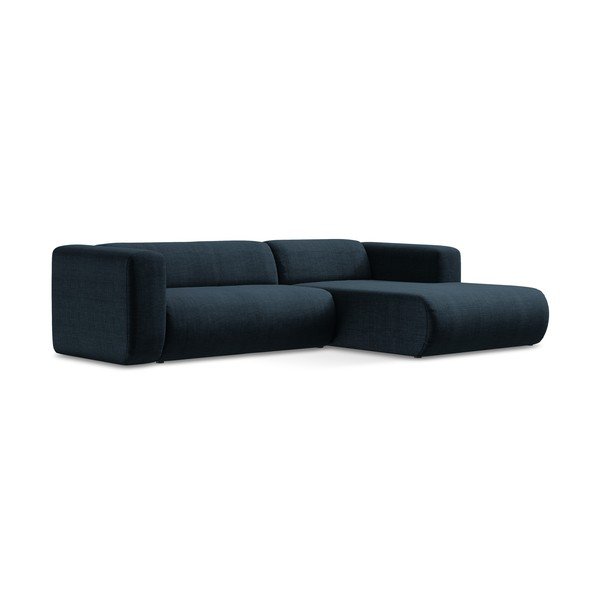 Divano angolare blu (con penisola a destra/con chaise lounge) Ekahi – Makamii-image-2