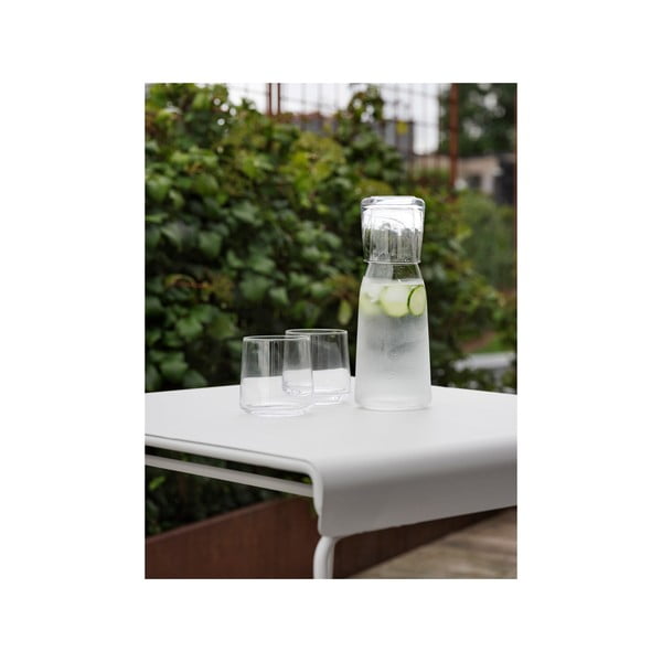 Tavolo da pranzo in metallo bianco 58x75 cm A-Café - Zone-image-4